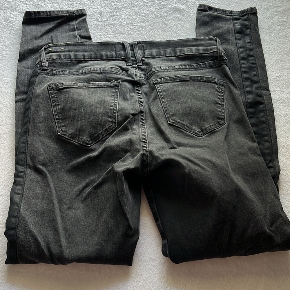 Madewell Women's Charcoal Straight Leg Jeans - Picture 4 of 8